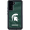 Michigan State University Green Jersey Galaxy S24 Plus Waterproof Case